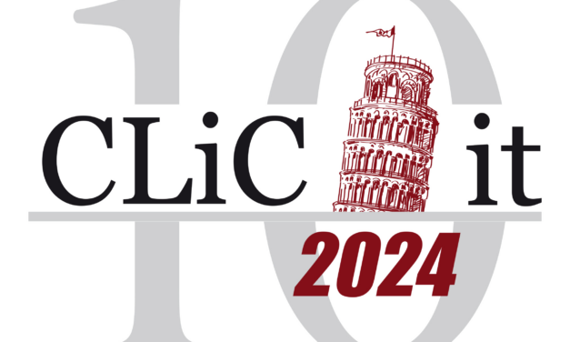 Dennis Fucci, Andrea Piergentili, and Luisa Bentivogli at CLiC-it 2024