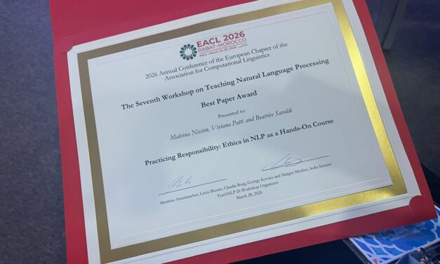 Best Paper Award at TeachNLP 2026
